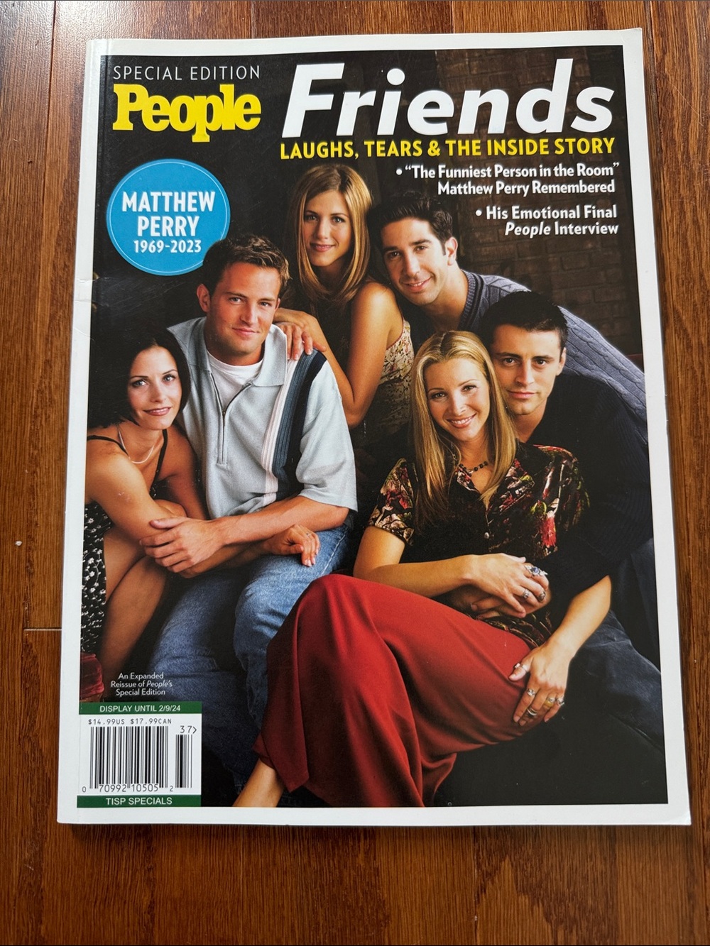 People Friends Special Edition Matthew Perry Tribute Magazine 2024 Mint